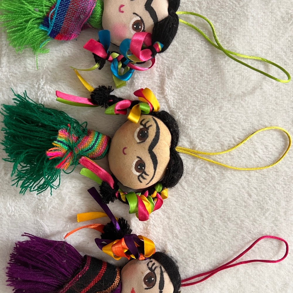 Indigenous Girl Charm for Bags or Cars